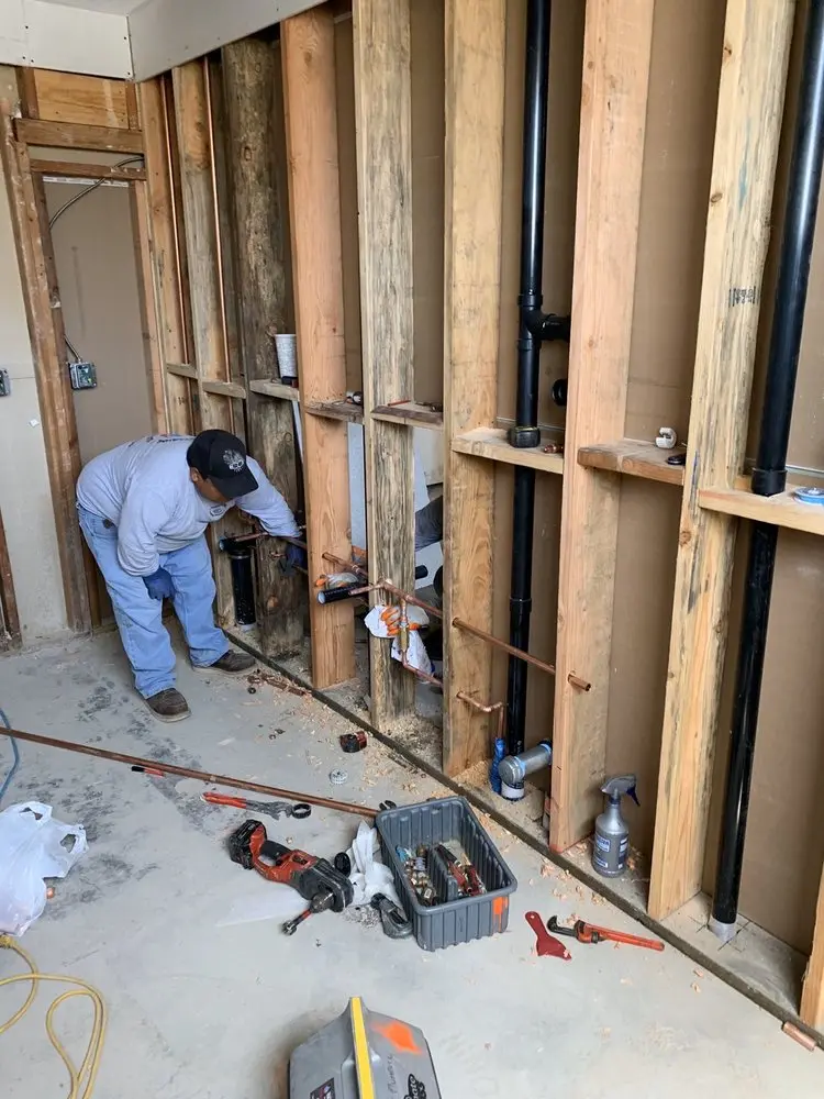 Commercial rough-in plumbing for Gas Line Repair in Coventry
